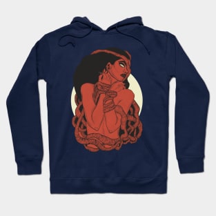 Red woman Hoodie